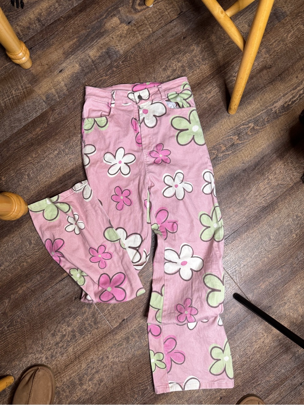Women's Vintage Flower Jeans